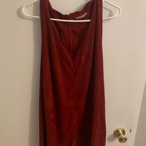 Altered state red velvet dress
